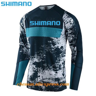 Shimano新款2022 S-5XL釣魚服男裝透氣防晒戶外運動服套裝釣魚襯衫 滿599免運