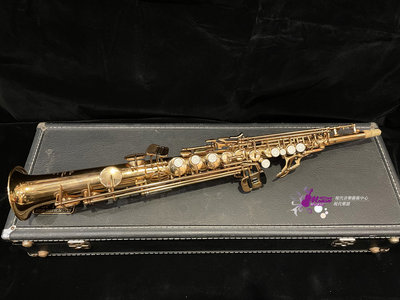 【現代樂器】已售出！39折託售！中古Jupiter JPS-547 Soprano Sax 金漆 一體成形 高音薩克斯風