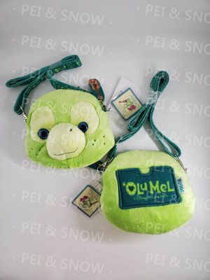 另開賣場 只要750 現貨 上海 迪士尼 樂園限定 Olu 海龜 娃娃 玩偶 小包 斜背包 票卡包