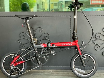 (J.J.Bike) Dahon K3 折疊車 14吋3速 鋁合金輕量僅8.1公斤 可分期 免運 攜帶輕便 4+2最佳選
