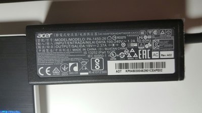 宏碁Acer 變壓器 19V— 2.37A(粗頭) 原廠 充電器 變壓器~