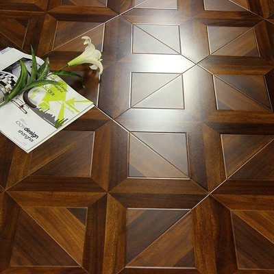 促銷打折 木地板強化複合防水耐磨2mm地板家用客廳美式復古輕奢人字拼花板