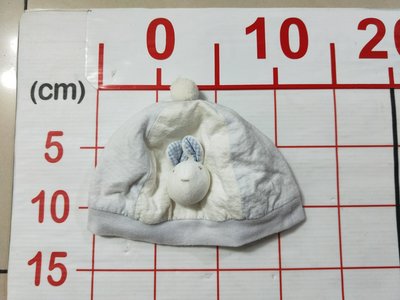 【二手衣櫃】奇哥 Peter Rabbit 彼得兔 超柔軟保暖嬰兒帽 6M 可愛精緻立體小兔子造型帽 1090405