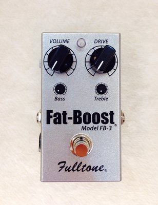 立昇樂器 Fulltone Fat-Boost FB-3 經典 美國手工 單顆增壓破音效果器 原廠代理公司貨