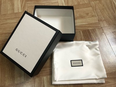專櫃正品 Gucci 紙盒 空盒 包裝盒 短夾盒 盒子 同品牌防麈套 防塵袋 收納袋