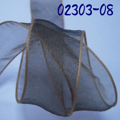 雪紗塑形鐵絲緞帶(02303-08/02303-16)~Jane′s Gift~Ribbon 裝飾 花材 佈置 設計材料