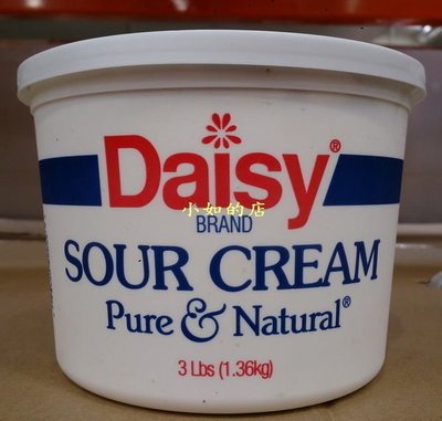【小如的店】COSTCO好市多代購~Daisy 酸鮮奶油/酸奶油(每罐1.36kg)無反式脂肪 331222