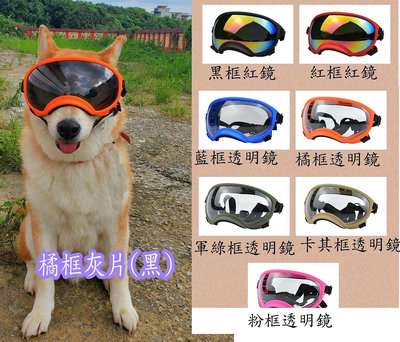 寵物護目鏡 狗狗墨鏡 防風鏡 抗UV 紫外線防護眼鏡