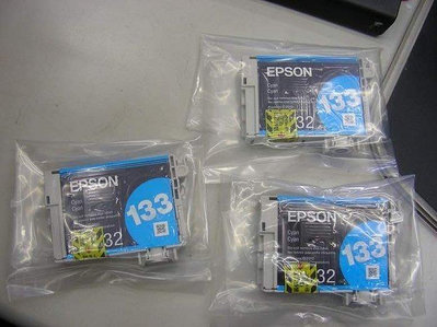 ☆呈運☆裸裝EPSON 133 / T1332 原廠藍色墨水匣 只適用:T22/TX120/TX130