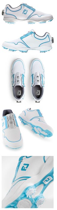 【飛揚高爾夫】 FootJoy Sport TF(BOA) 女鞋 #96207 有釘鞋