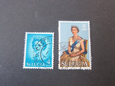 【雲品二】聖盧西亞St Lucia 1964 Sc 284,87 FU 庫號#B534 88214