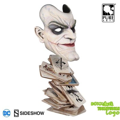 BOxx潮玩~PureArts × Sideshow 400300 Batman Joker/蝙蝠俠小丑 面具雕像