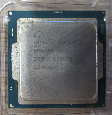 Intel® Core™ i3-6100 處理器（3.70 GHz）CPU 功能正常