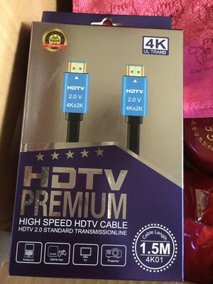 4K HDTV轉接線 影音轉接線1.5m長