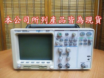 康榮科技二手儀器領導廠商Agilent 54622A 100MHz 2CH Oscilloscope示波器附探棒