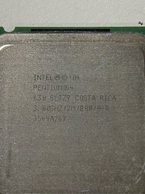 支援超執行緒技術的 Intel® Pentium® 4 處理器 630 2M 快取記憶體，3.00 GHz，800 MHz 前端匯流排