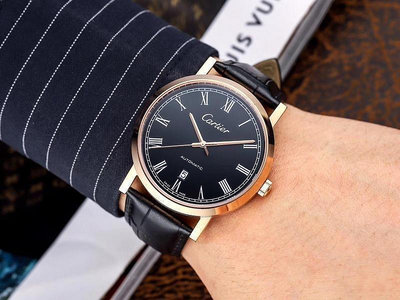 二手全新實拍Cartier 卡地亞 鑰匙系列機械表 男士機械手錶 腕錶 直徑4010mm 全自動機械機芯