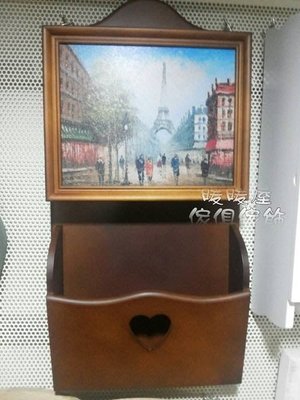 【巴黎8890】壁掛功能複製畫鑰匙盒 大（圖案可挑選)✧棠云藝廊✧