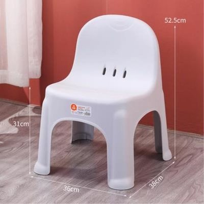 現貨熱銷-北歐兒童小椅子塑料茶幾凳靠背小凳子家用厚寶寶小板凳防滑膠椅