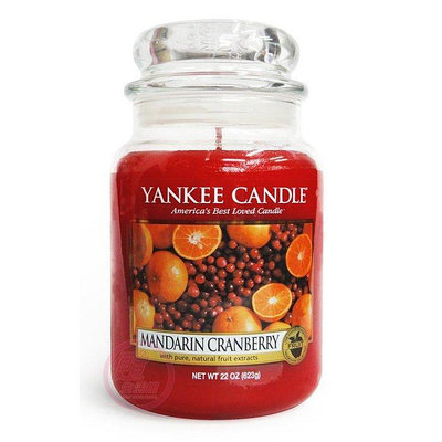 便宜生活館【家庭保健】Yankee Candle 香氛蠟燭 22oz /623g (蔓越莓) 全新商品 (可超取)