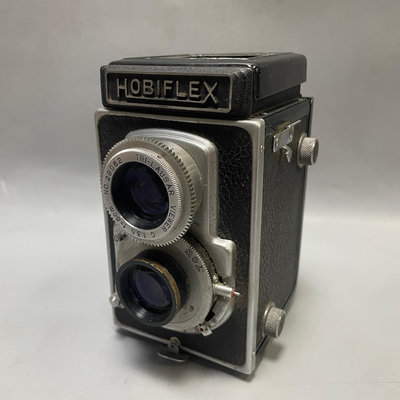【藏舊尋寶屋】老日本 HOBIFLEX 輕便型雙眼雙反相機 底片相機/古董相機 附皮套※2404190415259-47Z※一元起標