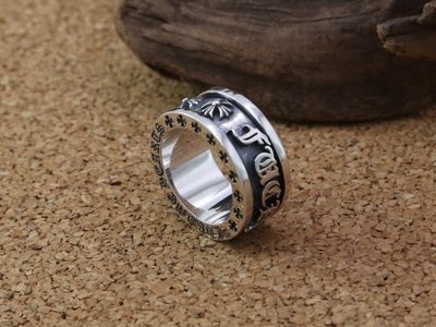 [預購商品-JJ003] S925純銀時尚流行十字架男士指環 復古泰銀霸氣個性戒指