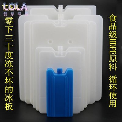 擺攤專用冰板出攤藍冰冰盒可反復使用冰袋戶外排空調扇冰晶盒冷鏈-LOLA創意家居