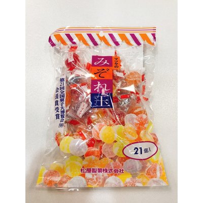 日本糖果 日系零食 大玉糖 松屋 六色球糖