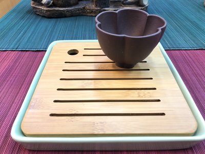【茶具】方形 青瓷 茶盤 干泡台