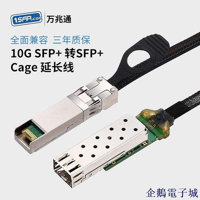 全館免運 光口延長線 SFP+ SFP28 QSFP QSFP28 cage 公頭轉母頭 SFP模塊轉籠子  交換機光 可開發票