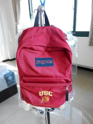 全新Jansport USC 南加大logo  紅色紀念款後背包