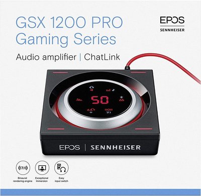 【竭力萊姆】預購 一年保 新版 Sennheiser GSX 1200 PRO 7.1 耳機擴大機 音效卡 音頻放大器
