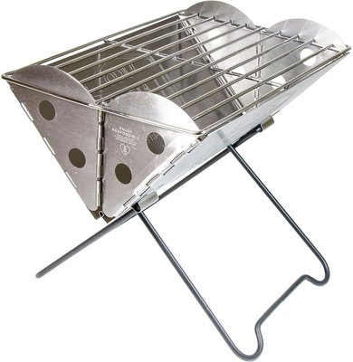 UCO Flatpack Grill &amp; Firep 不鏽鋼 摺疊  便攜式 烤爐 焚火台 附收納袋 迷你款式 特價出清