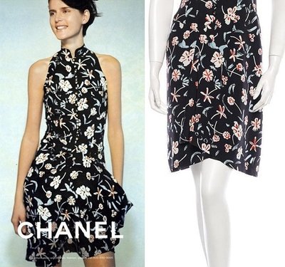 Chanel ❤️ 雜誌款 連身裙 洋裝 38 - Stella Tennant