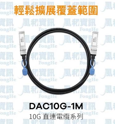 ZyXEL DAC10G-1M 10G SFP+ 直聯電纜(1M)【風和網通】