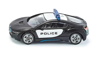 SIKU 1533 竇馬BMW I8 US-POLICE仿真合金警車兒童掛卡玩具車車仔