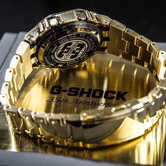 G-SHOCK 35周年紀念錶GMW-B5000TFG 金色現貨| Yahoo奇摩拍賣