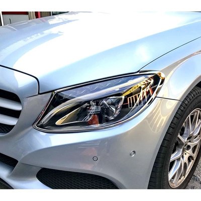 【JR佳睿精品】2014-UP Benz C220 C250 C W205 鍍鉻大燈框 前燈框 電鍍 改裝 台灣製