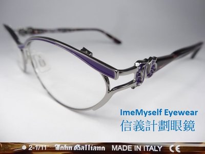 John Galliano JG5019 browline frames prescription eyeglasses