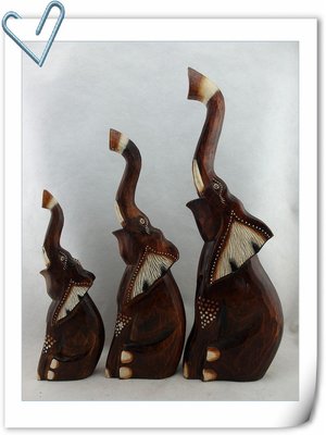 【自然屋精品】 巴里島風木雕 – 大象 (五) 大 木雕品 雕刻品 模型 工藝品 天然手工製 擺飾裝飾 藝術品