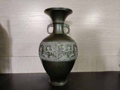日本銅花瓶836