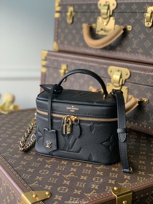 二手Louis Vuitton LV Vanity PM 化妝包 M45598黑色