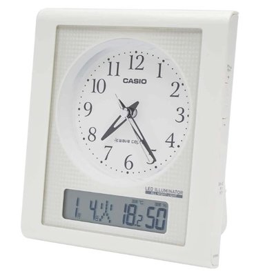 14491A 日本進口 限量品 正品 CASIO卡西歐日曆時鐘桌鐘鬧鐘 溫溼度計時鐘LED顯示鐘電波時鐘送禮禮品