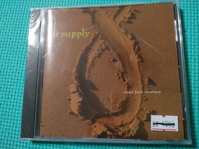 [文福影音館]未拆封CD~AIR SUPPLY空中補給／ＮＥＷＳ　ＦＲＯＭ　ＮＯＷＨＥＲＥ～１９９５年發行