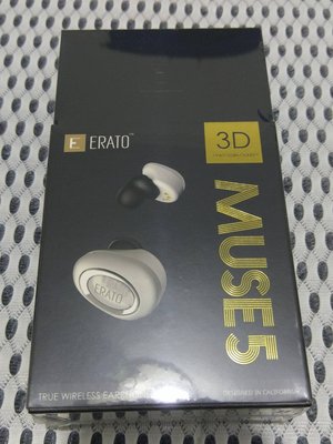 ERATO MUSE 5 真無線3D立體聲藍牙耳機 白色