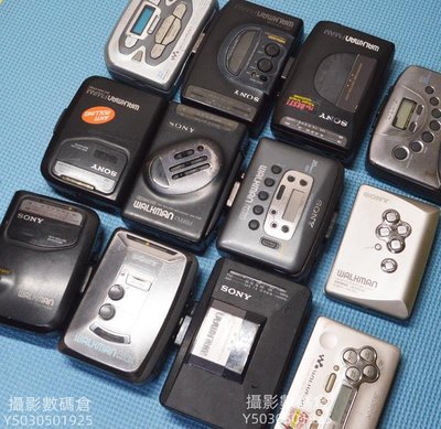 2手索尼SONY老式磁帶機隨身 聽walkman復古懷舊超薄卡帶機功能完好