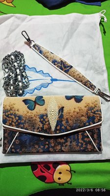 泰國珍珠魚皮包