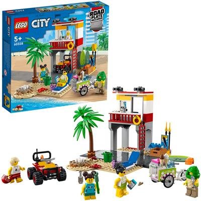 現貨 樂高 LEGO  City  城市系列 60328  海灘救生站 全新未拆 公司貨