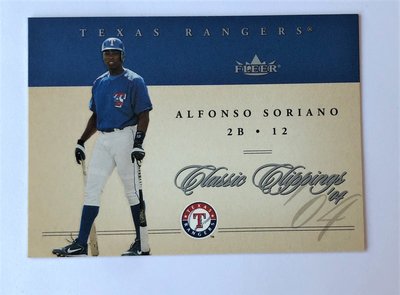 MLB 2004 Fleer Classic Clippings Alfonso Soriano #66