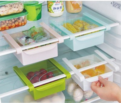 冰箱保鮮隔板多用整理收納架 抽動式分類收納置物架TM15010